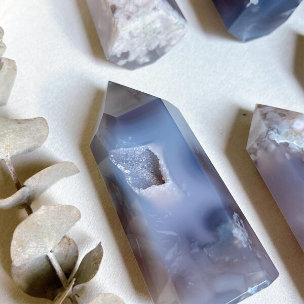 灰樱花玛瑙 | Gray Blossom Agate - Image 2