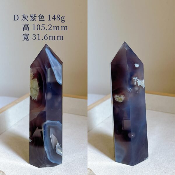 灰樱花玛瑙 | Gray Blossom Agate - Image 7
