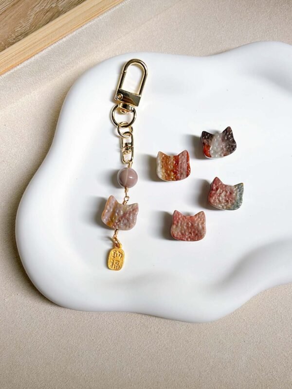 招财猫挂件｜Prosperity Cat Keychain - Image 5