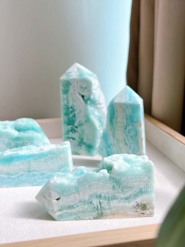 异极矿晶柱｜Hemimorphite Crystal Point - Image 3