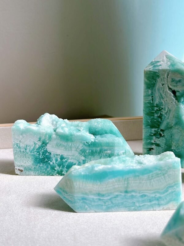 异极矿晶柱｜Hemimorphite Crystal Point - Image 4