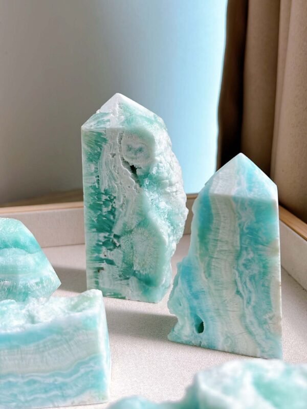 异极矿晶柱｜Hemimorphite Crystal Point - Image 5